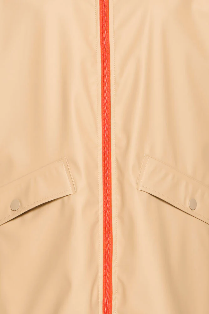 ICHI Tazi Rain Jacket - Natural - Image 3
