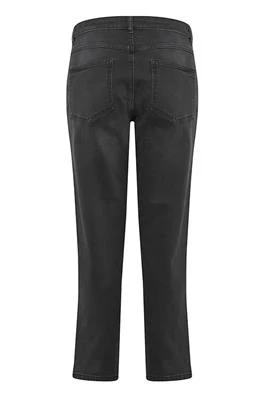 ICHI : Twiggy Raven Jean - Washed Black - Image 2