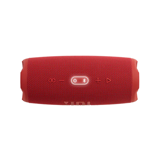 JBL Charge 5 Portable Waterproof Bluetooth Speaker - Red - Image 4