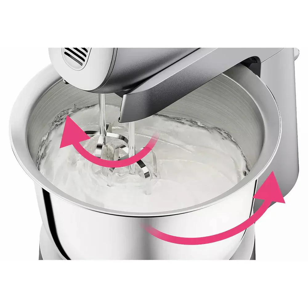 KENWOOD Chefette Stand Mixer 3.5l Stainless Steel Bowl, Variable Speed + Pulse 650w - Image 6