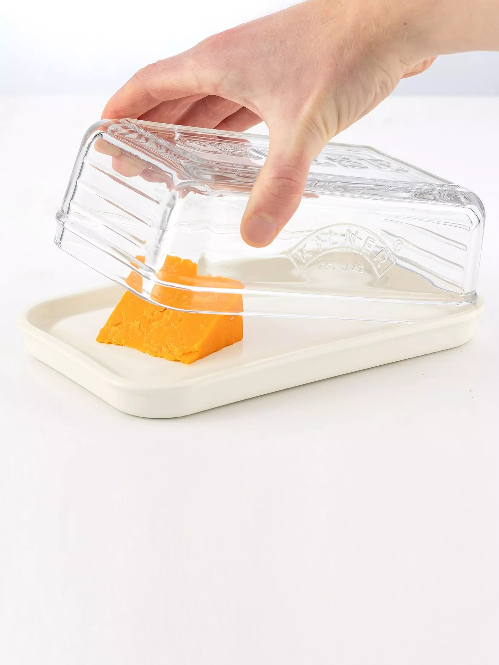 KILNER Cheese Store Glass Storage Dish - Image 4