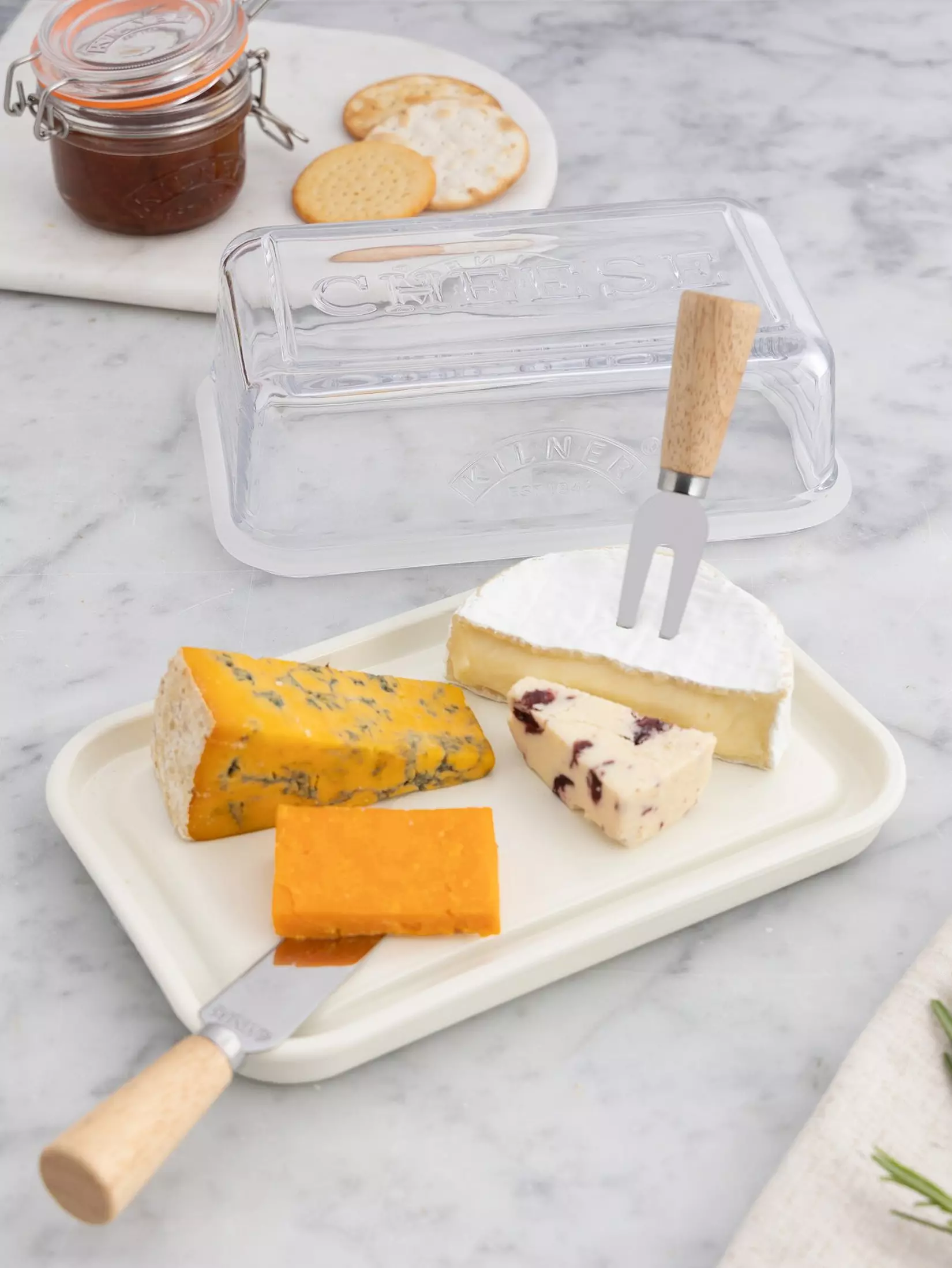 KILNER Cheese Store Glass Storage Dish - Image 5