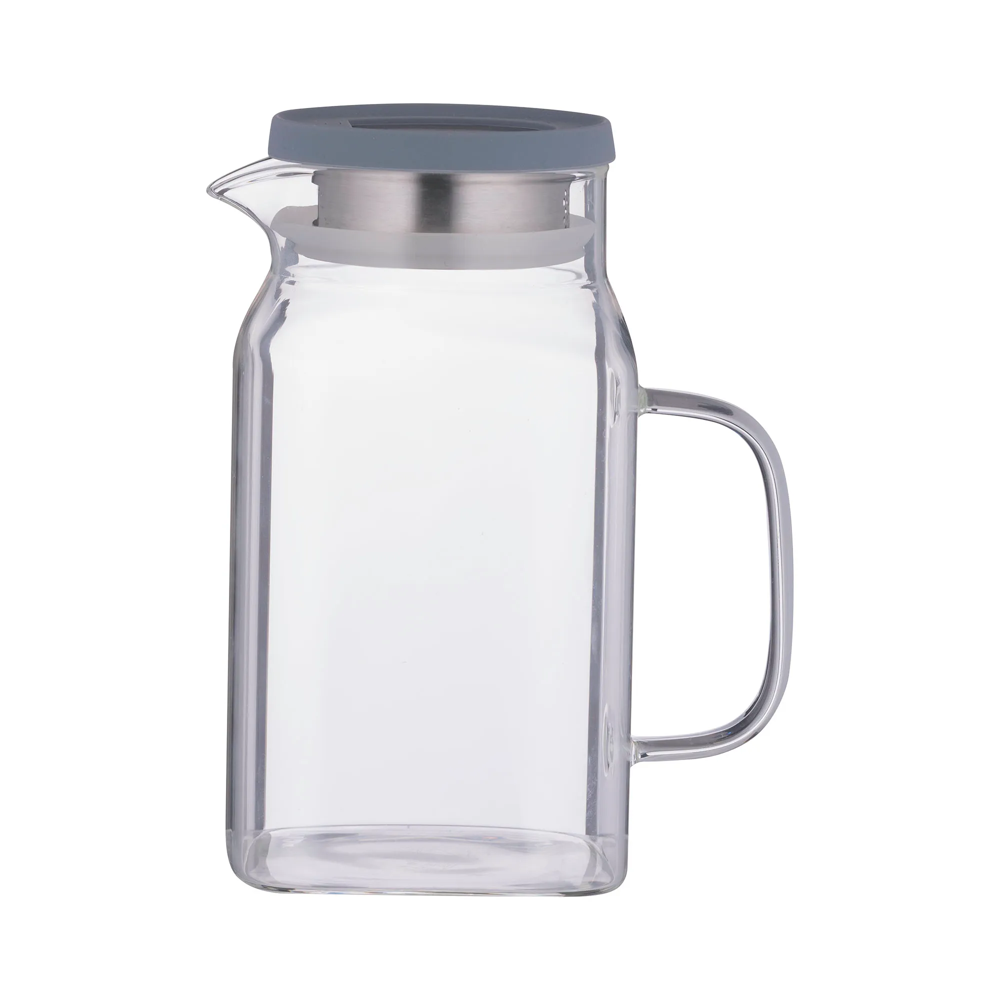 KILNER Fresh Store Square Glass Fridge Jug 1.2L - Image 2