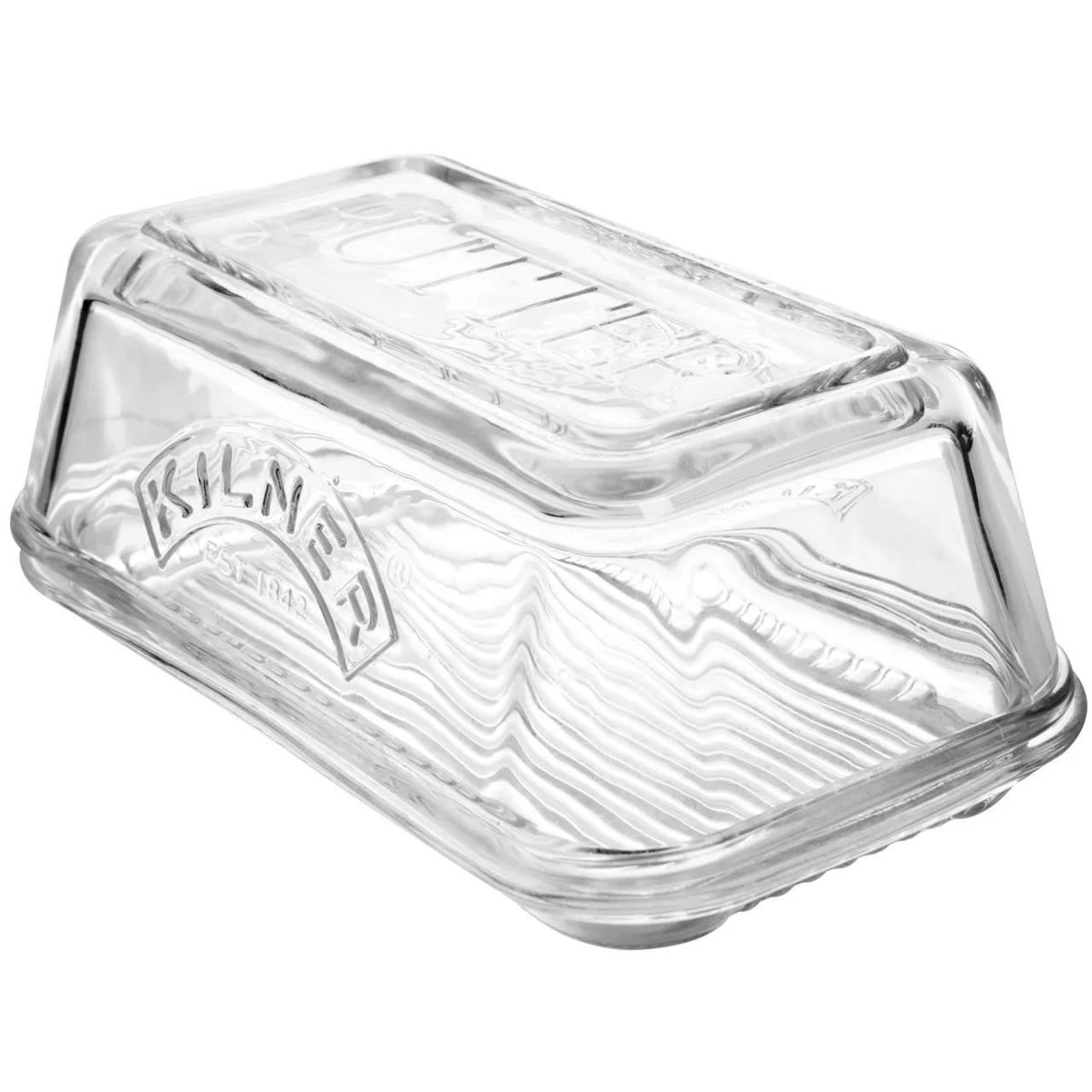 KILNER Glass Butter Dish And Lid - Image 2