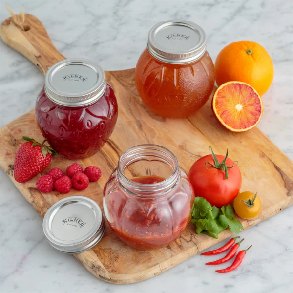 KILNER Orange Fruit Preserve Jar 0.4 Litre - Image 2