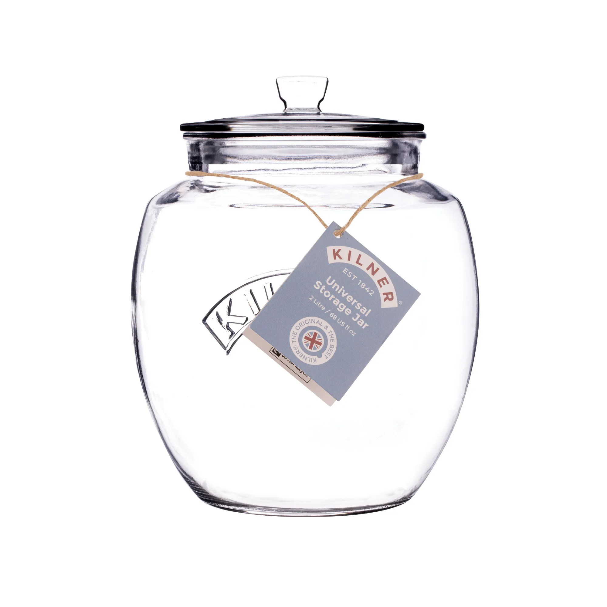 KILNER Universal Push Top Storage Jar 2 Litre - Image 4