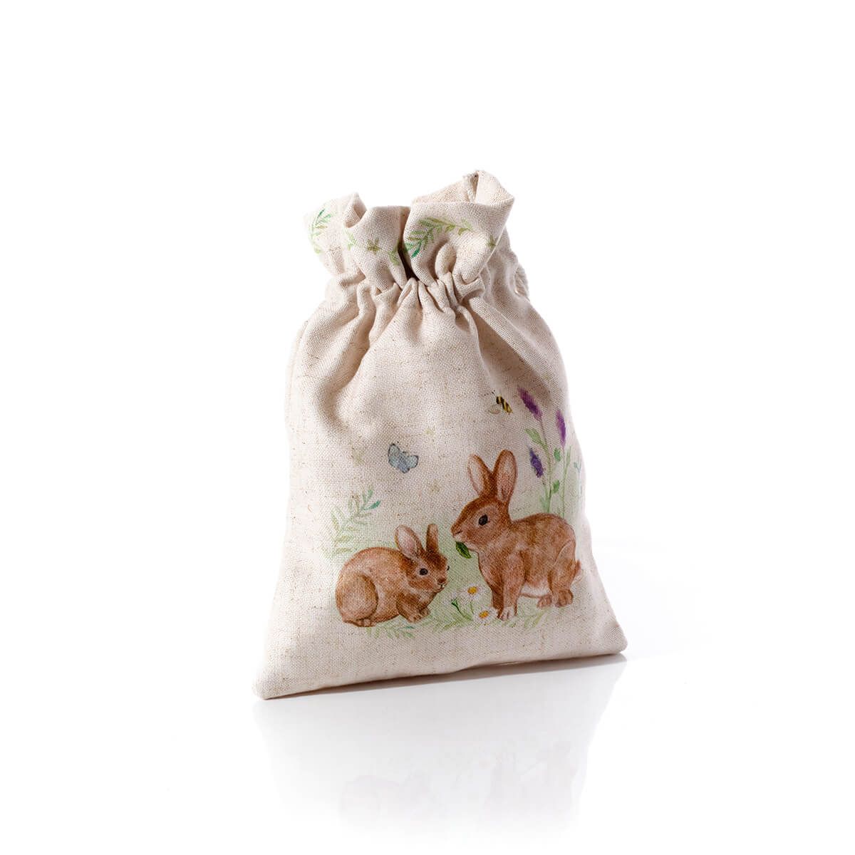 LANGS Easter Bunny Mini Drawstring Bag 20x28.5cm - Image 2