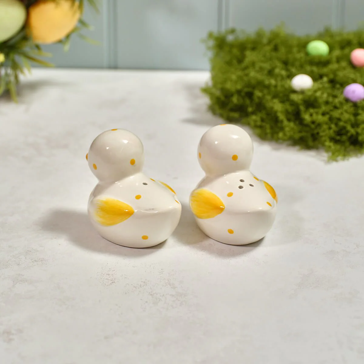 LANGS Easter Spotty Duck Salt & Pepper Set 7cm - Image 2