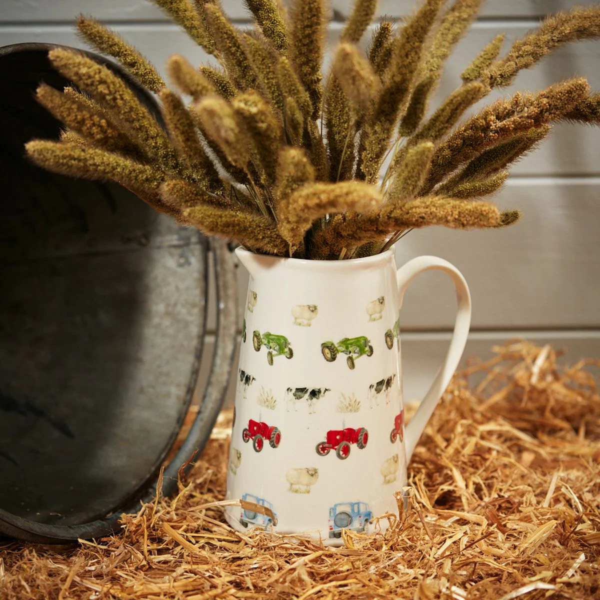 LANGS Farm - Tractor and Animals Jug 18.5cm