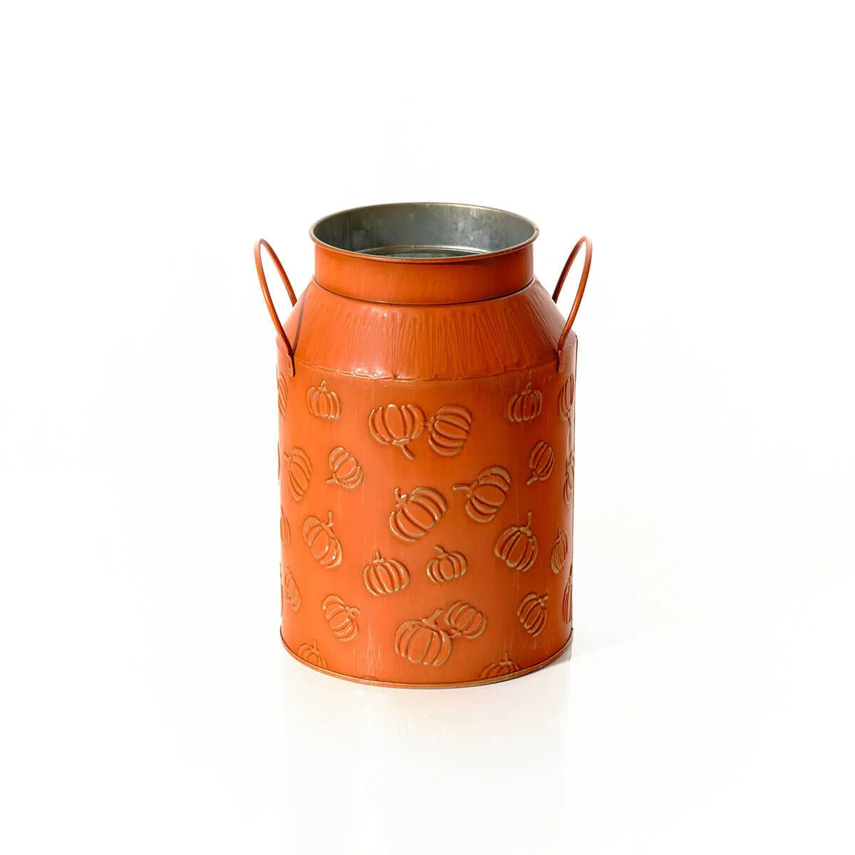 LANGS Harvest Home Embossed Metal Pumpkin Milk Urn - Image 2