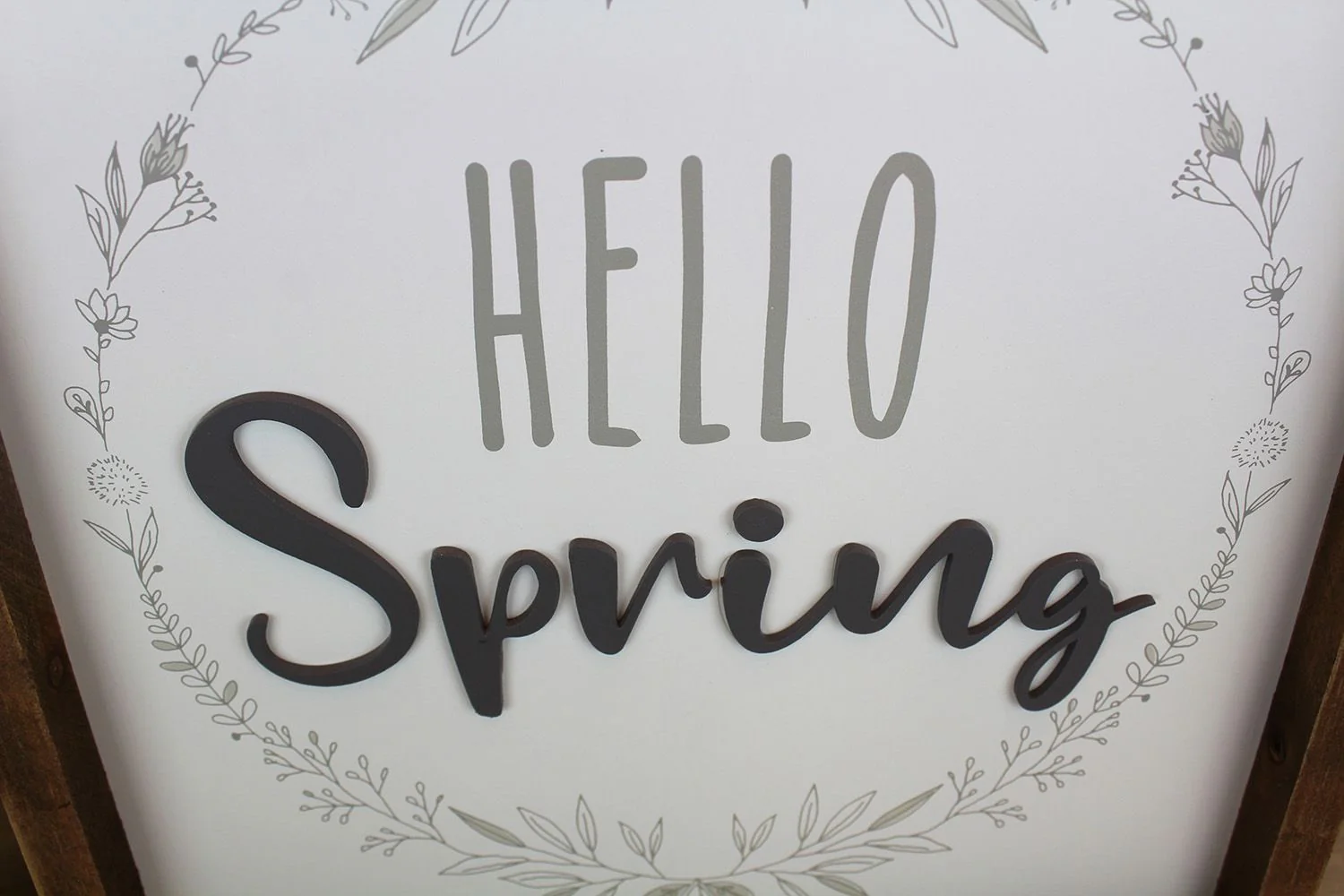 LANGS : Hello Spring Framed Plaque - Image 2