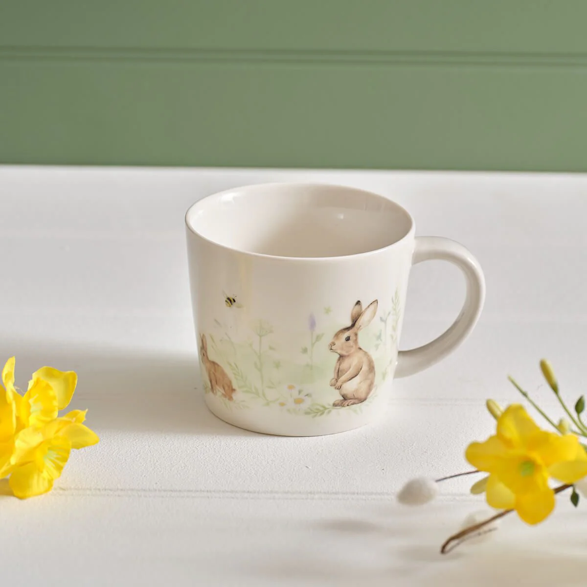 LANGS Meadow Fields Bunny Mug in a Gift Box - Image 2