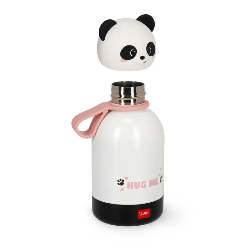 LEGAMI Kids' Vacuum Bottle - Hot&Cold BFF - Panda - Image 6