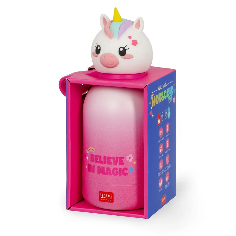 LEGAMI Kids' Vacuum Bottle - Hot&Cold BFF - Unicorn - Image 2