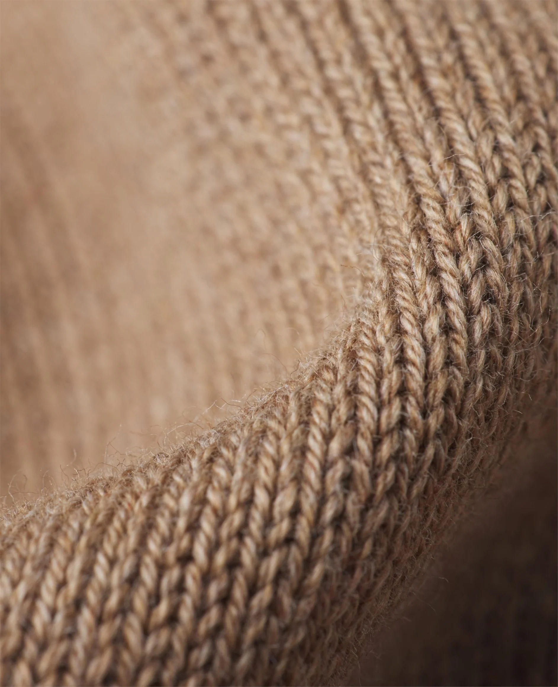 MAGEE Carn Quarter Zip - Sandy Brown - Image 5