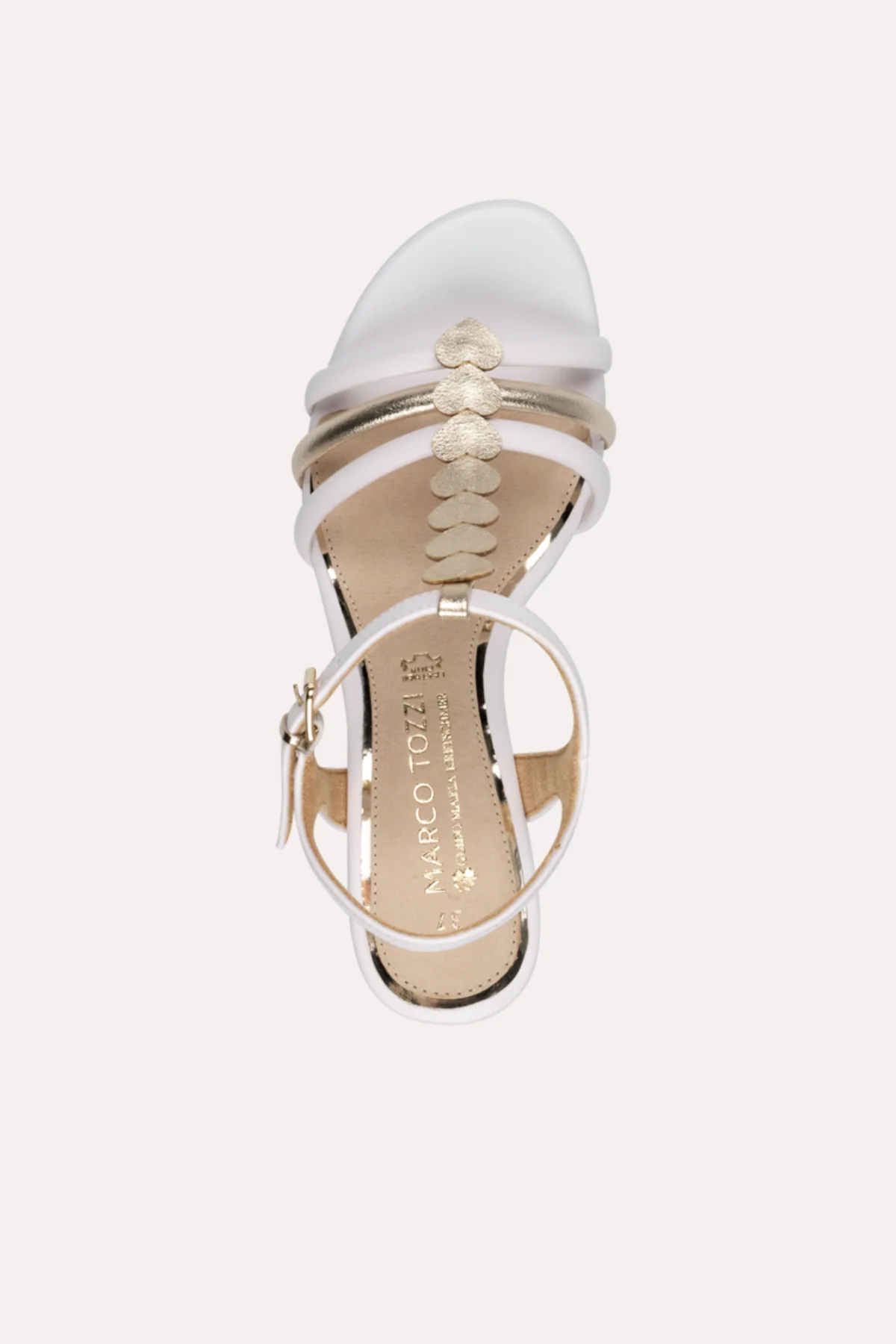 MARCO TOZZI Hearts Block Heel Sandal - Image 4
