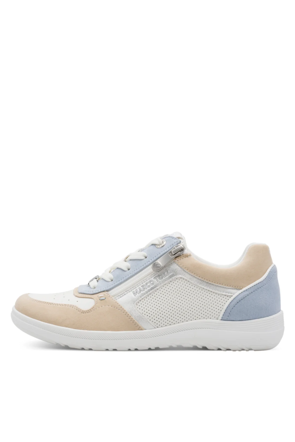 MARCO TOZZI Side Zip Trainer - Blue Combi - Image 2