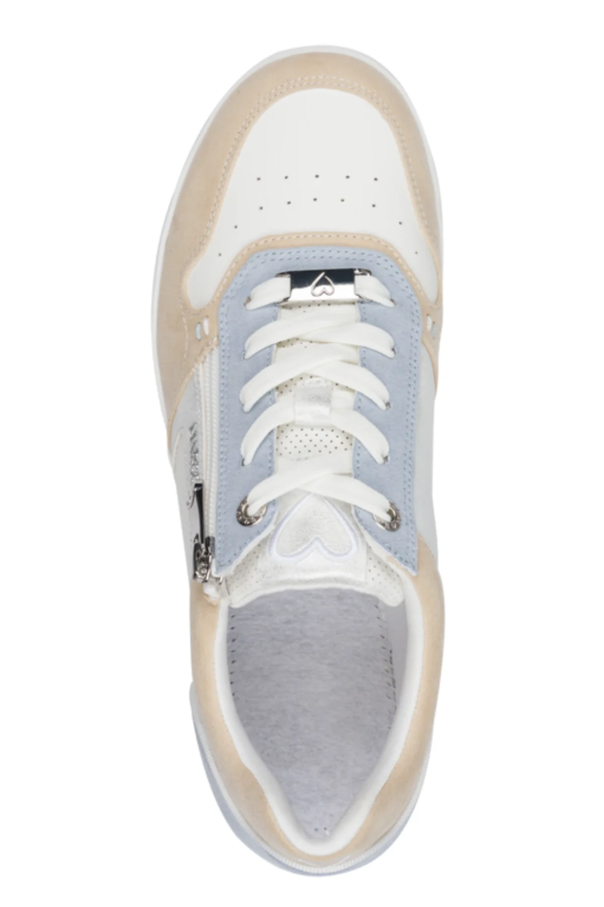MARCO TOZZI Side Zip Trainer - Blue Combi - Image 4