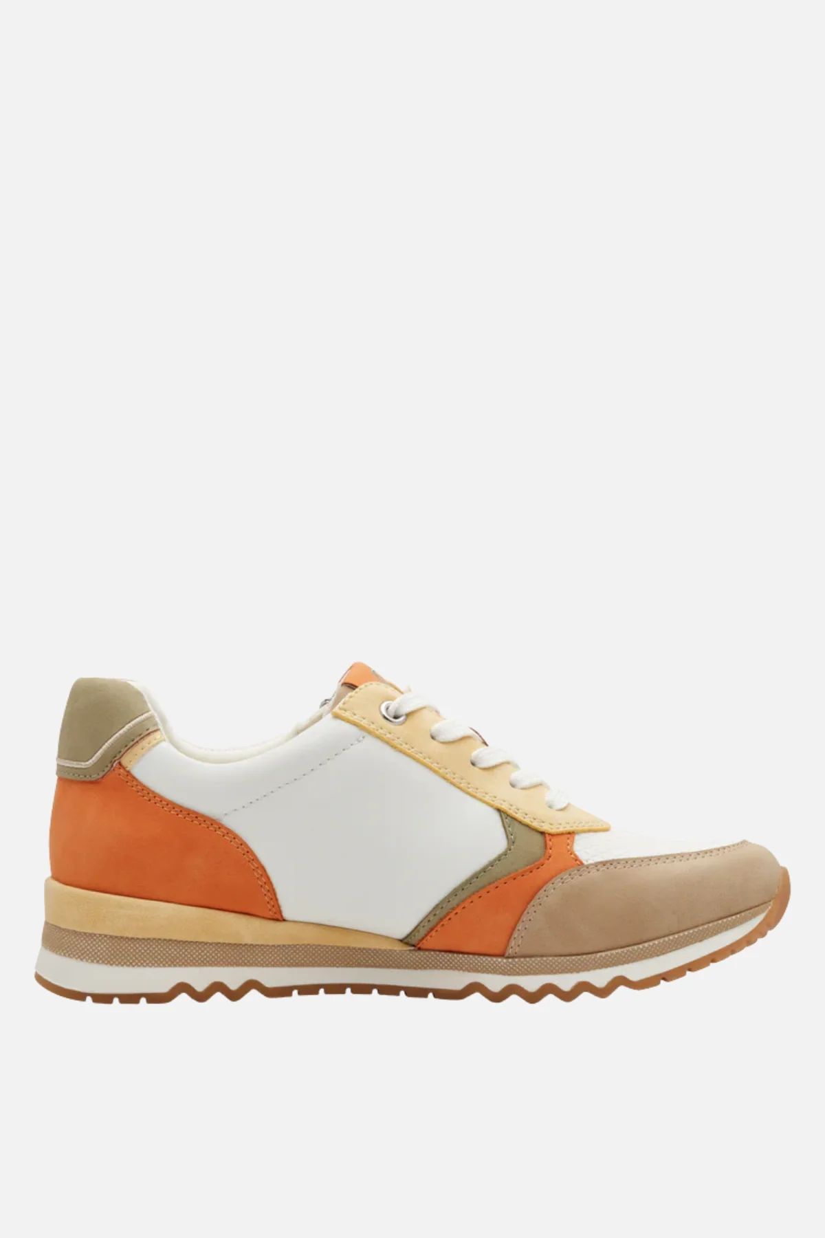 MARCO TOZZI Women's Side Zip Trainers - Peach - Image 2
