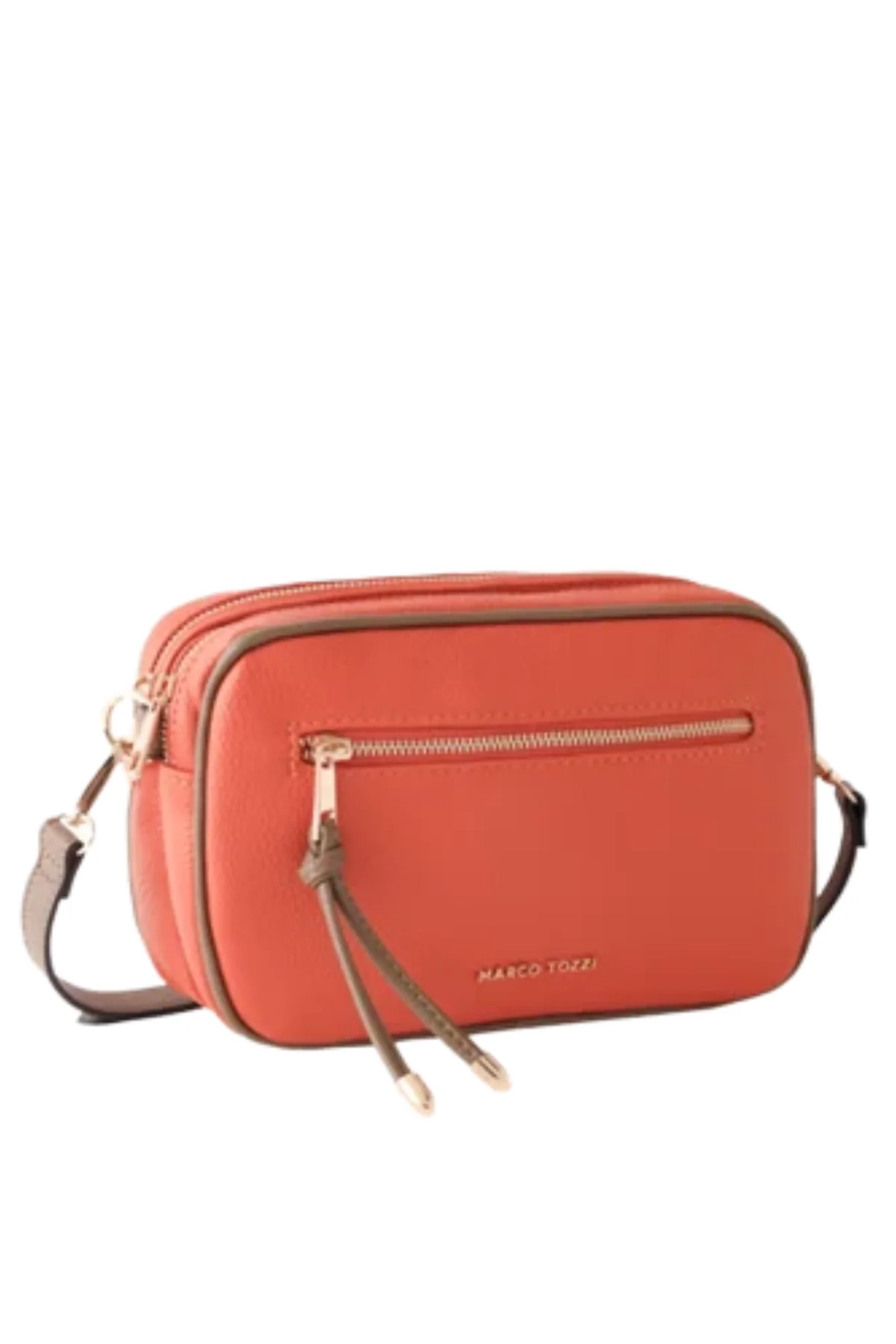 MARCO TOZZI Two tone Crossbody Shoulder Bag - Orange