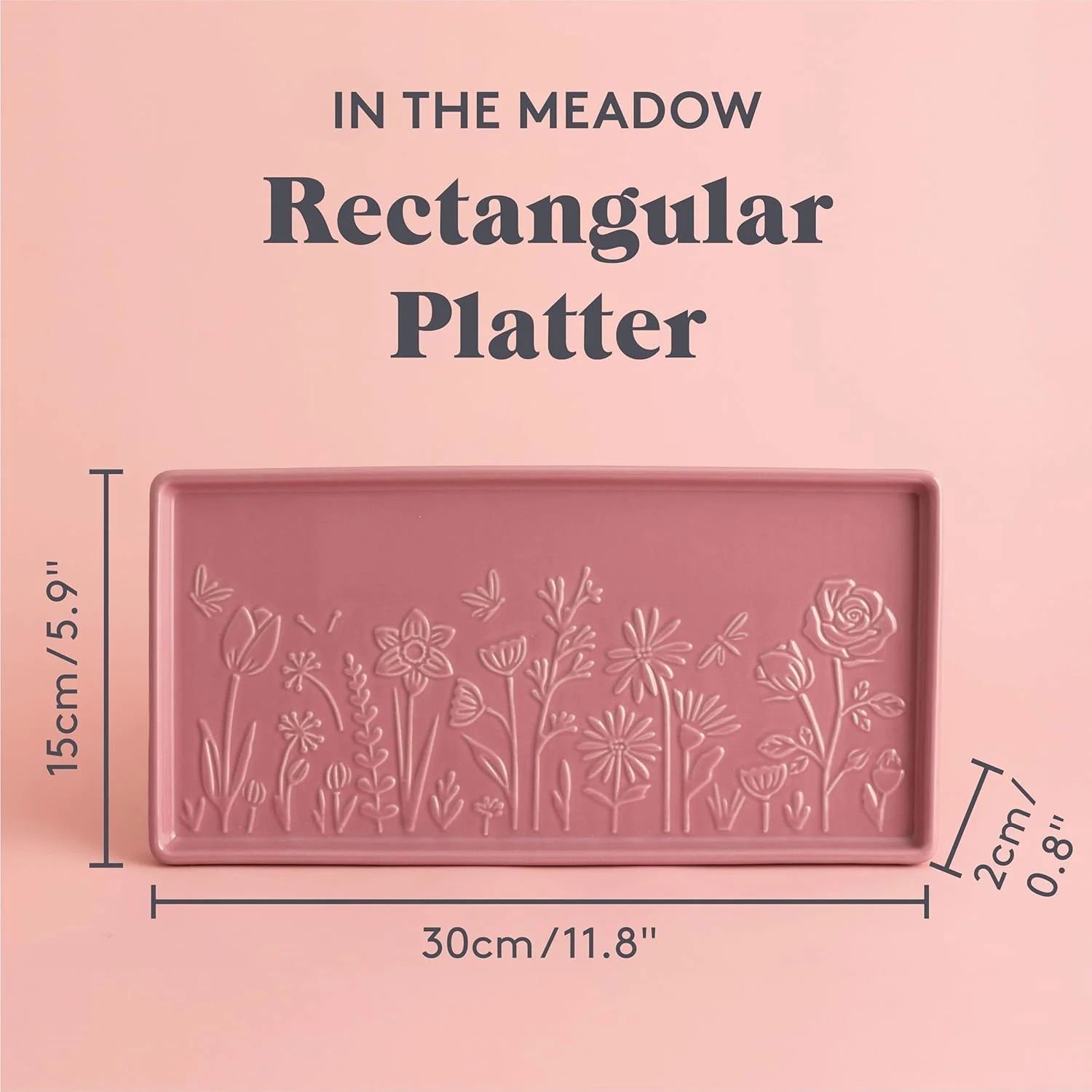 MASON CASH In The Meadow Rectangle Platter 30x15cm - Image 3