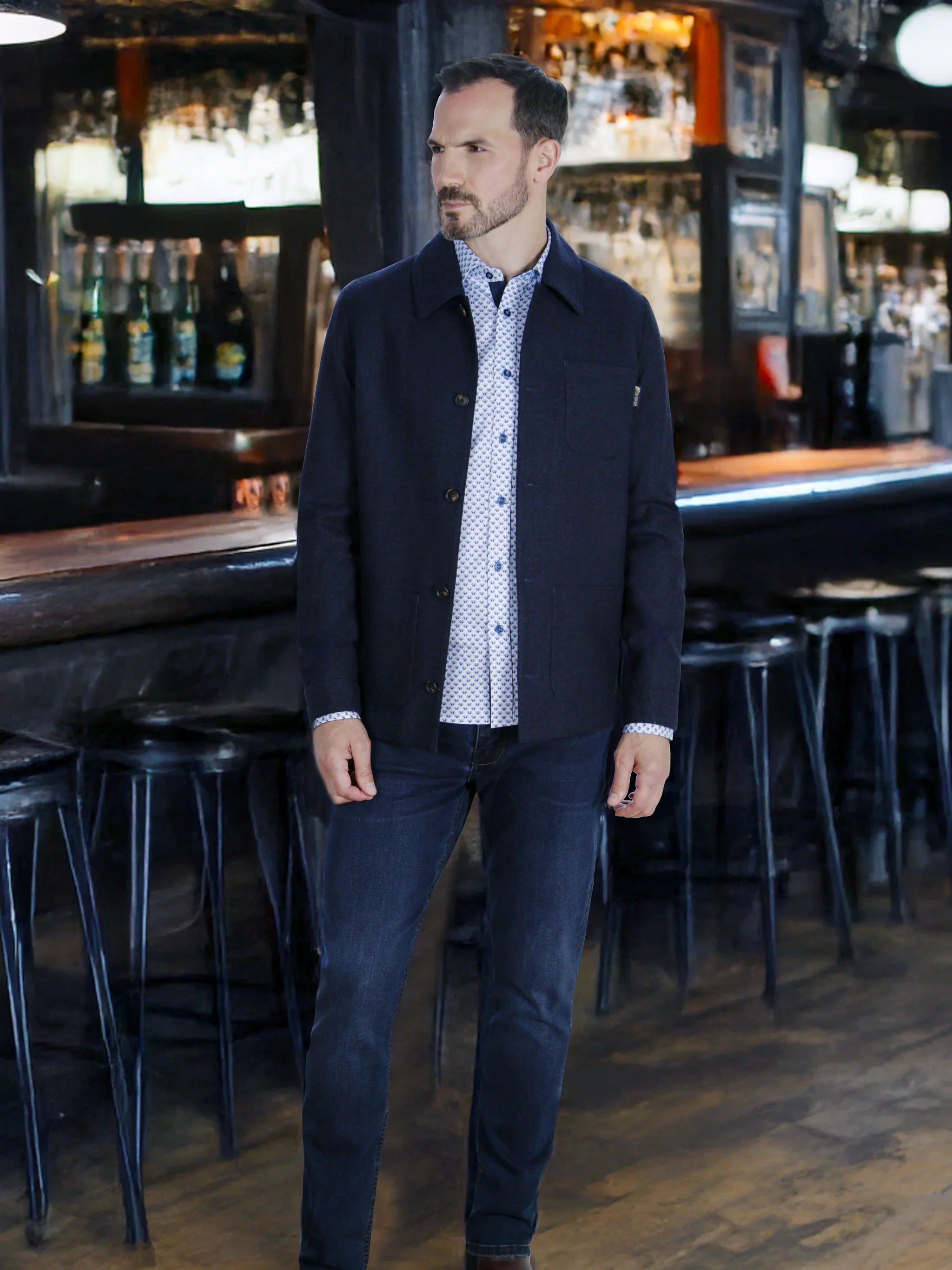 MISH MASH Baltoro Jacket - Navy - Image 3