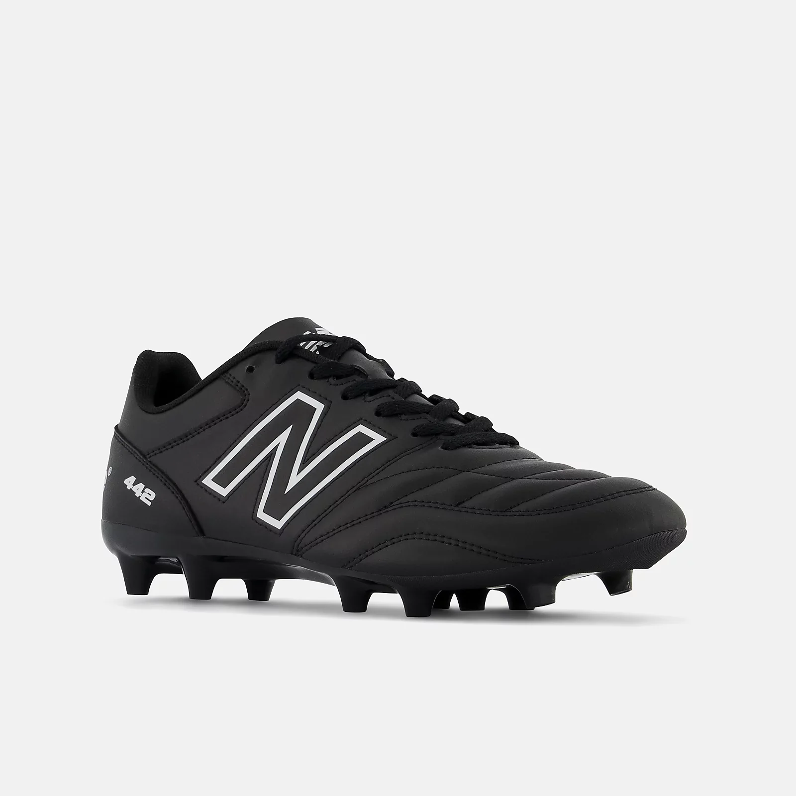 NEW BALANCE Men's 442 V2 Academy FG Football Boots - Black - Image 2