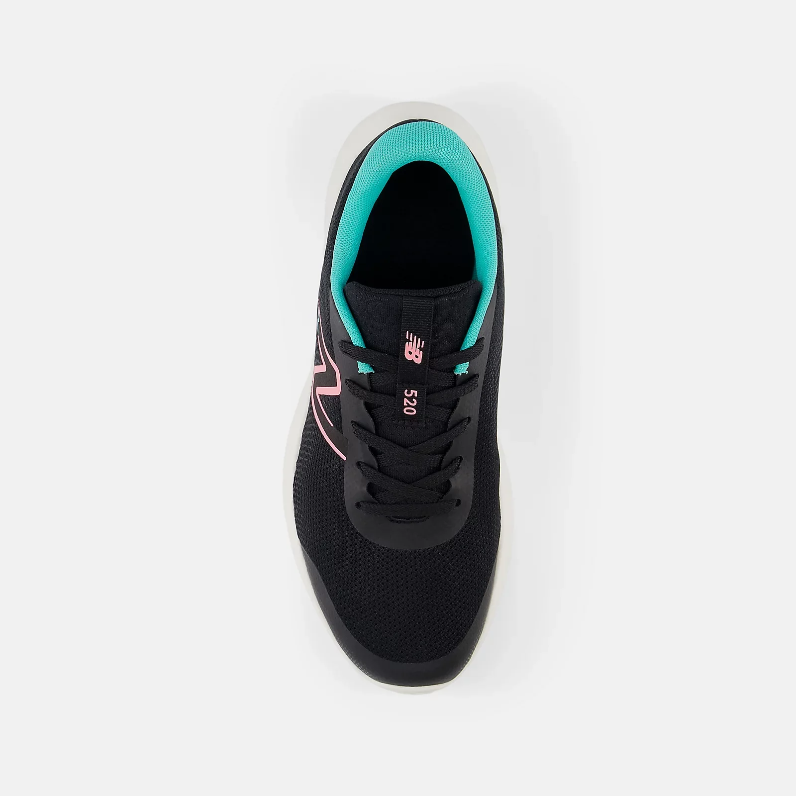 NEW BALANCE : 520v8 Girl's Running Shoe - Black - Image 4