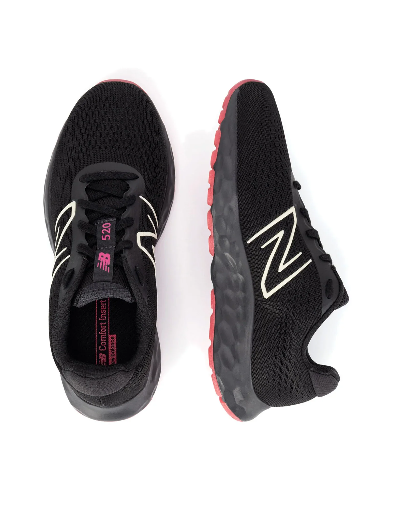 NEW BALANCE Women's 520v8 Running Shoe - Black - Image 3