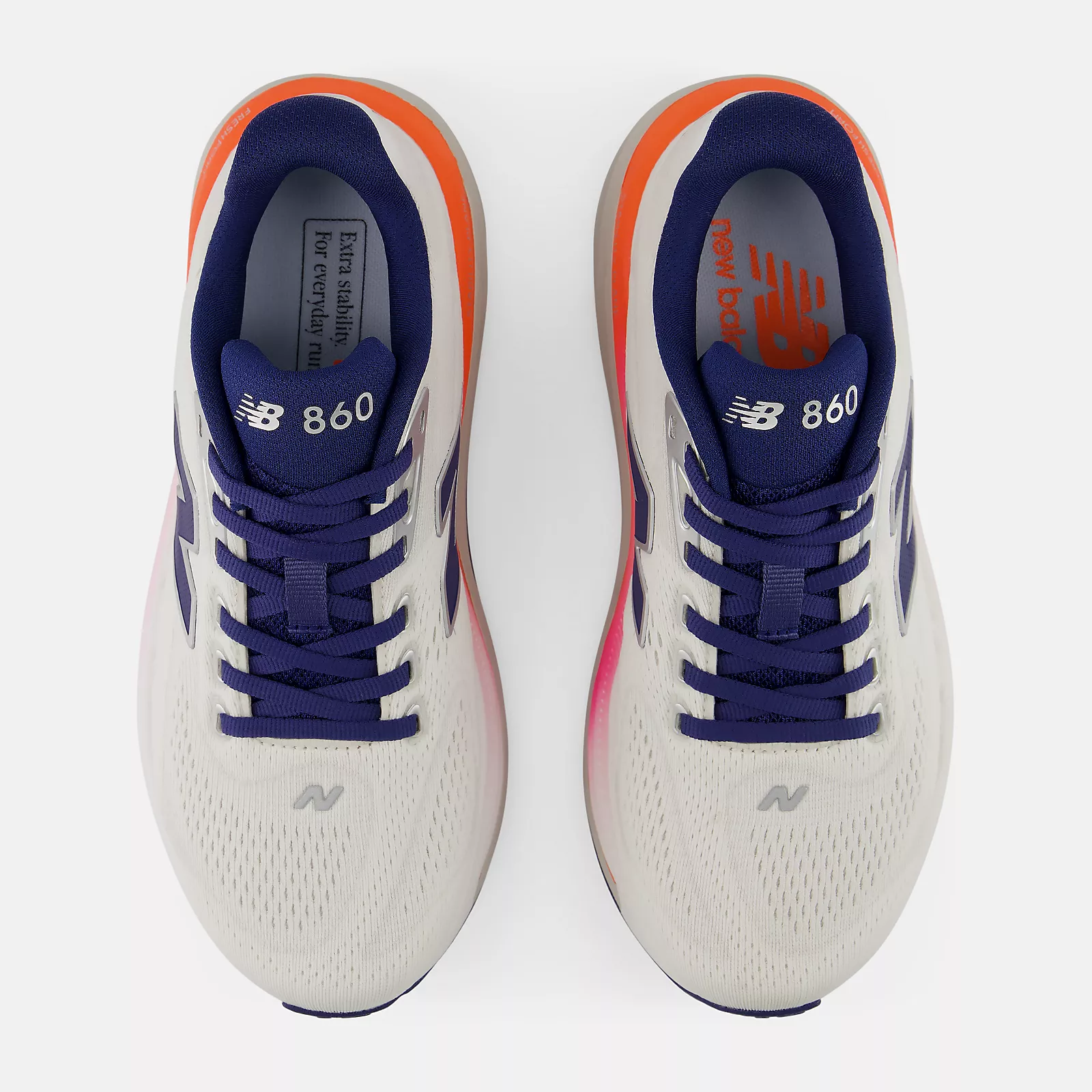 NEW BALANCE Women's Fresh Foam X 860 v15 Shoes - White | W8602JM - Image 4
