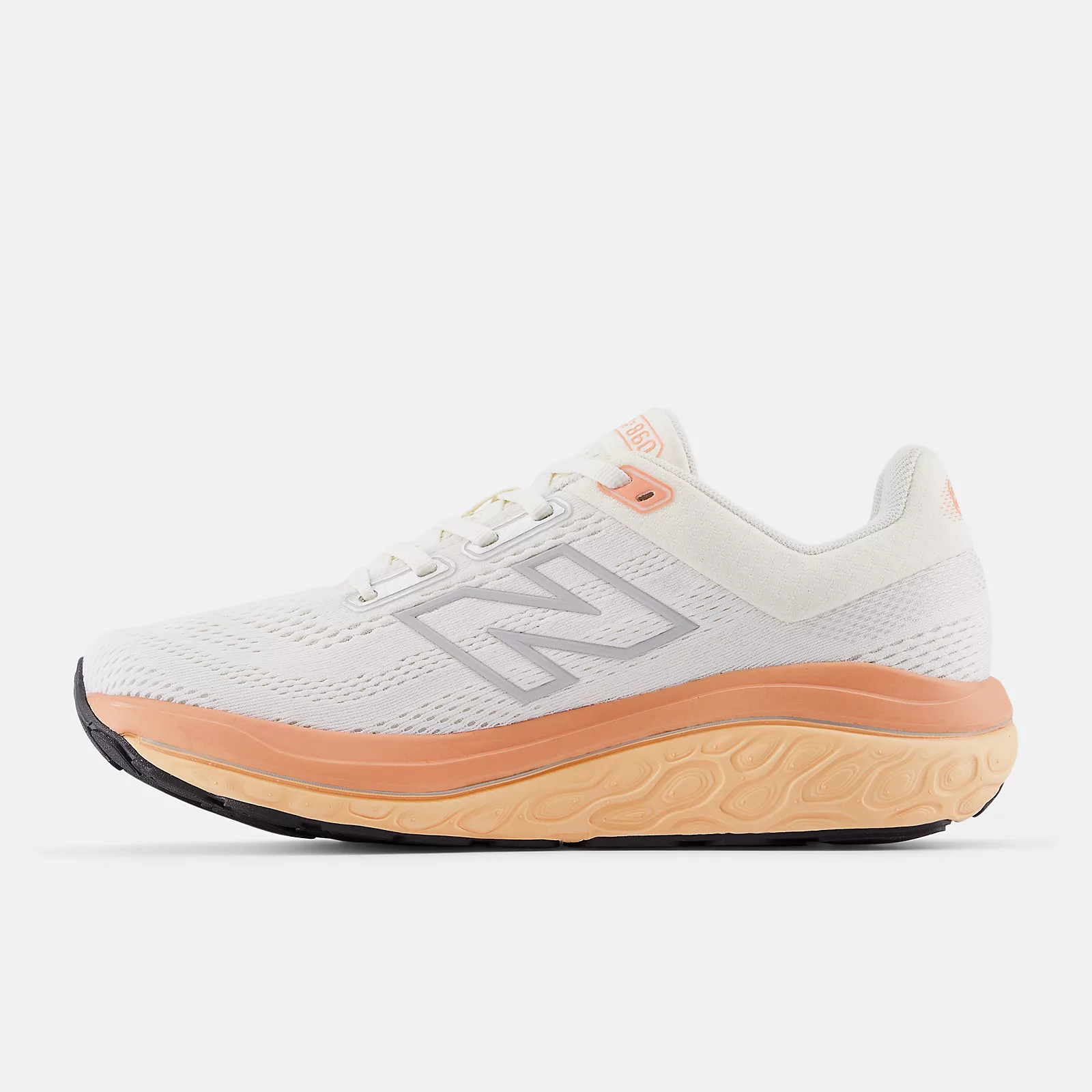 NEW BALANCE Women's Fresh Foam X 860v14 Shoes - White/Peach - Image 3