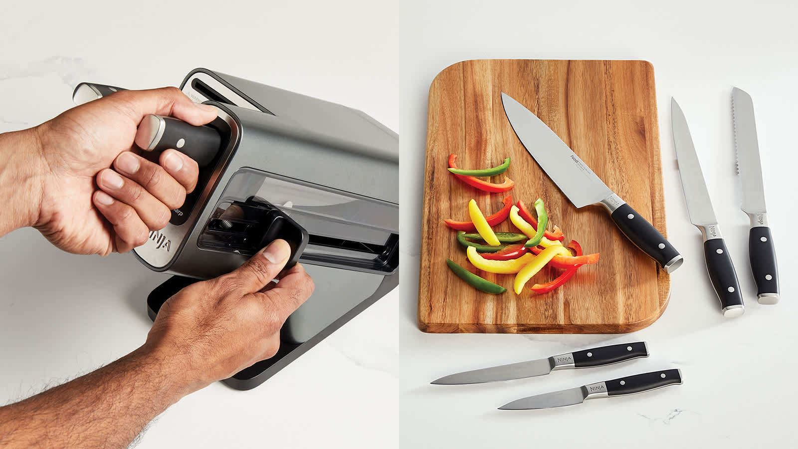 NINJA Foodi StaySharp Knife Block with Integrated Sharpener – 5Pc Set - Image 11