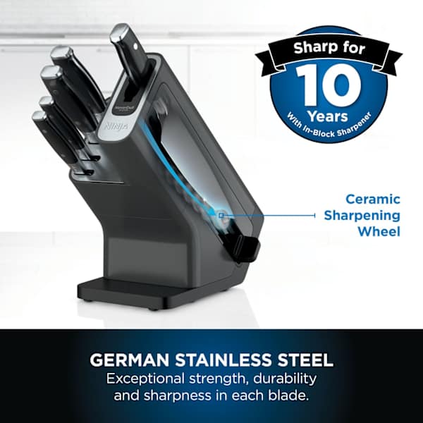 NINJA Foodi StaySharp Knife Block with Integrated Sharpener – 5Pc Set - Image 2