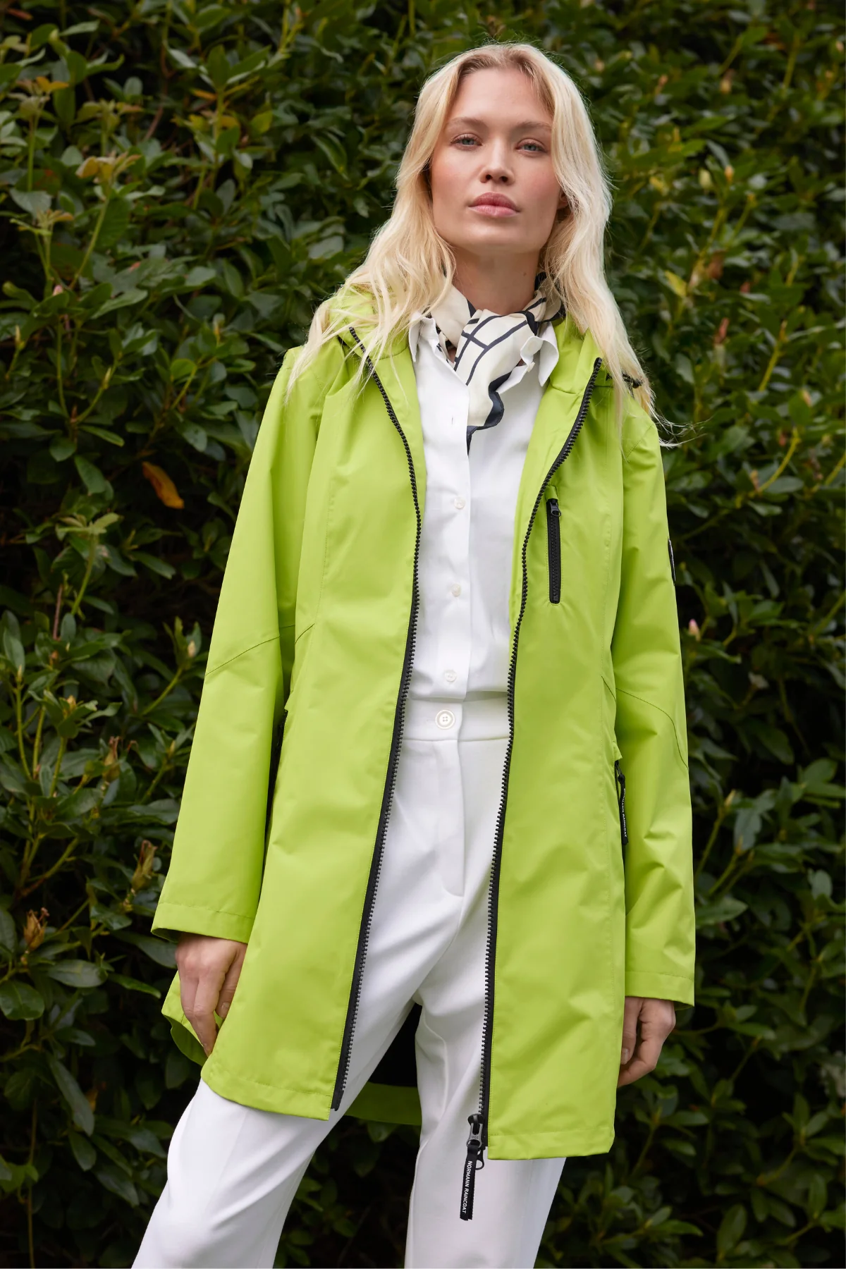 NORMANN Waterproof Hooded Raincoat - Lime