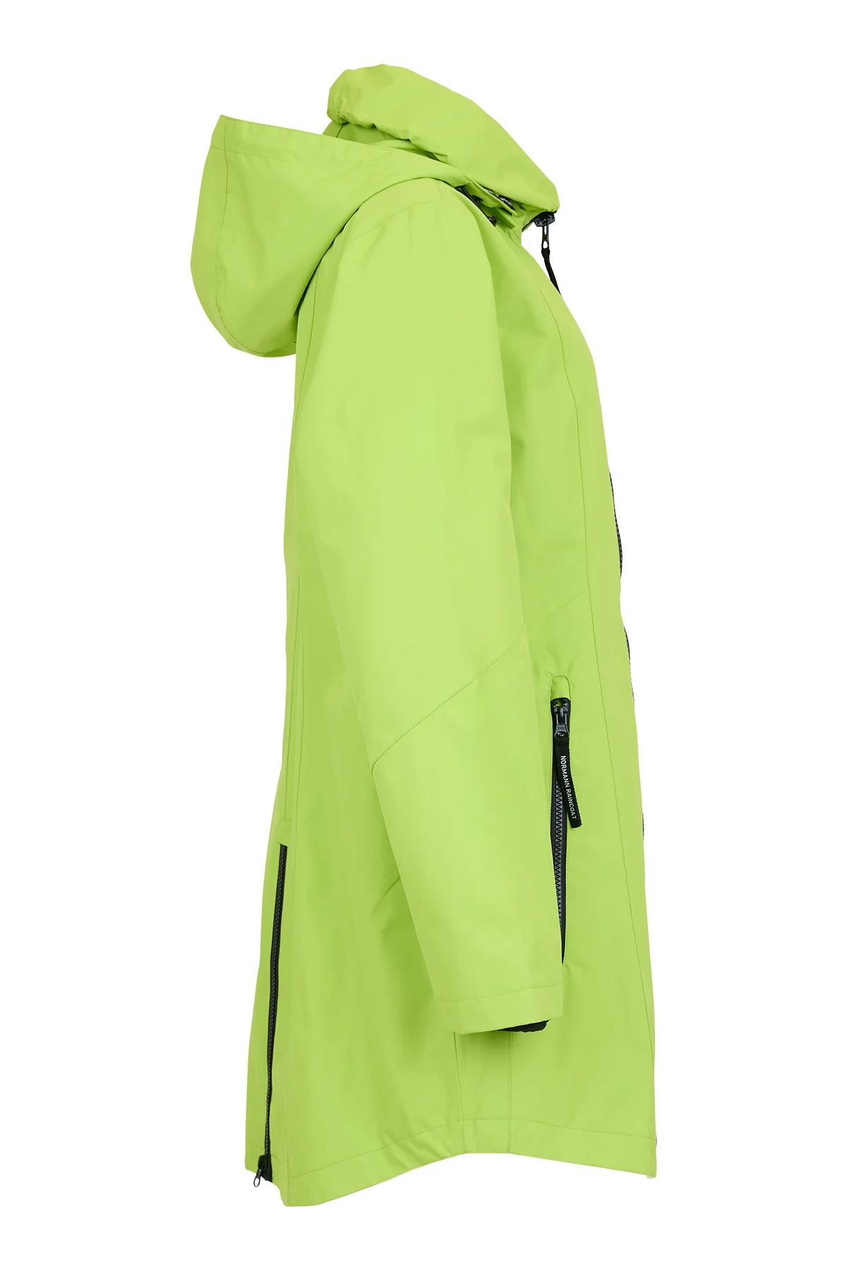 NORMANN Waterproof Hooded Raincoat - Lime - Image 4