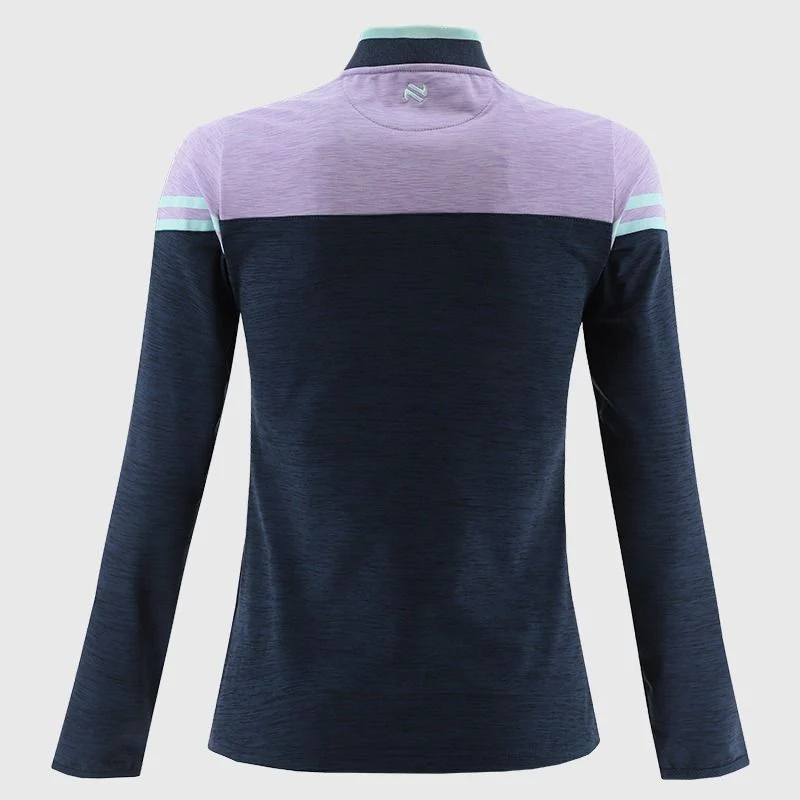 O'NEILLS Donegal GAA Girl's Sedona Half Zip Top - Purple - Image 2