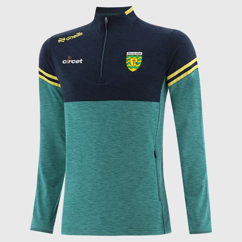 O'NEILLS Men's Donegal GAA Sedona Brushed Half Zip Top - Teal