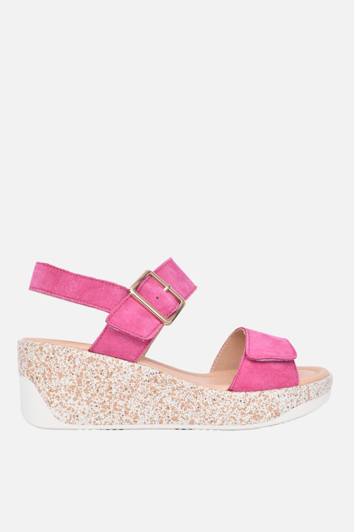 PATRIZIO COMO Woman's Rapallo Wedge Sandals - Pink