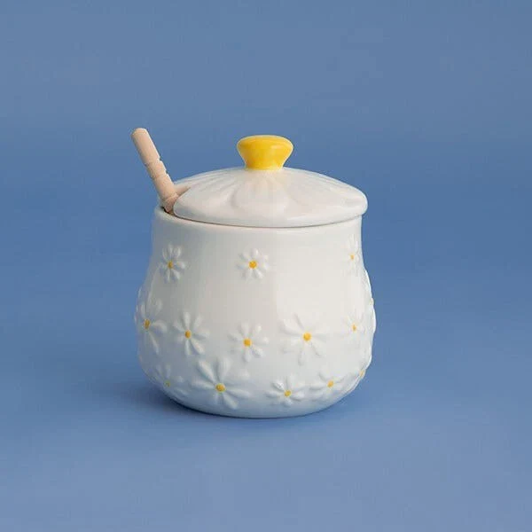 PRICE & KENSINGTON Daisy Honey Pot And Drizzler - Image 4