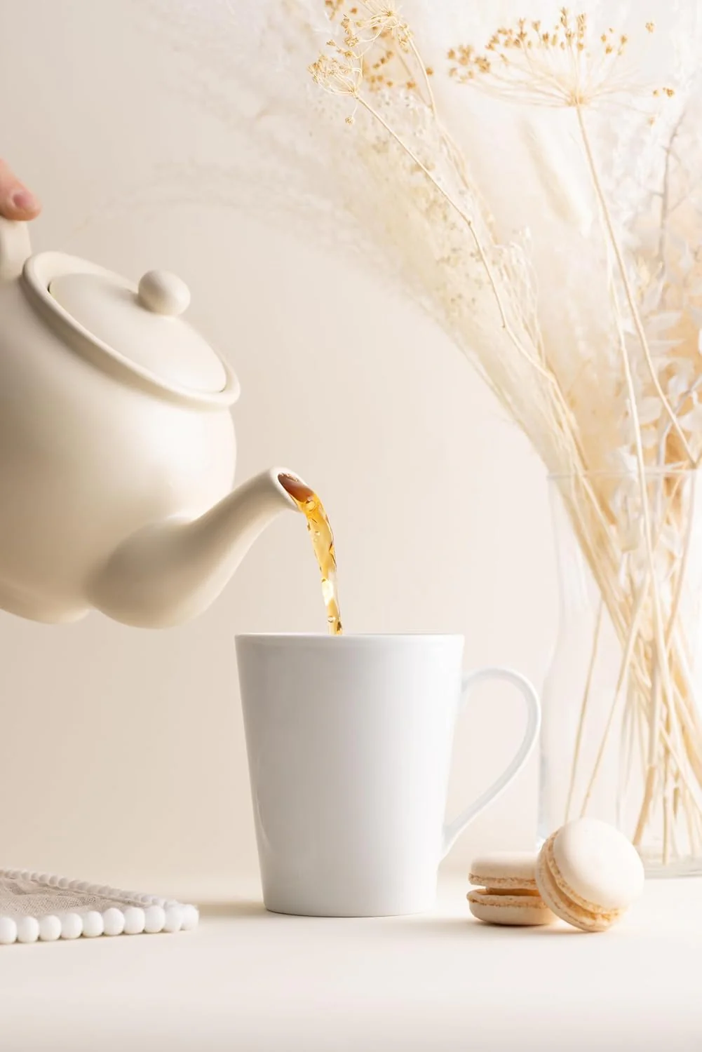 PRICE & KENSINGTON Matt Cream 6cup Teapot 1100ml - Image 8