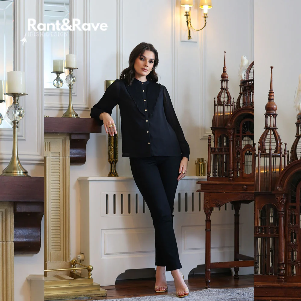 RANT & RAVE : Joan Straight Jeans - Black - Image 2