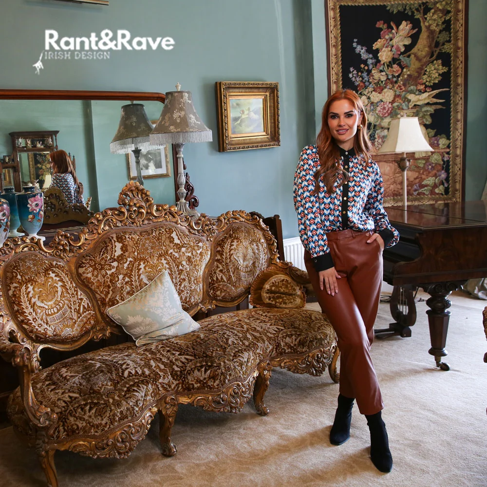 RANT & RAVE : Lina Faux Leather Pants - Tan - Image 2