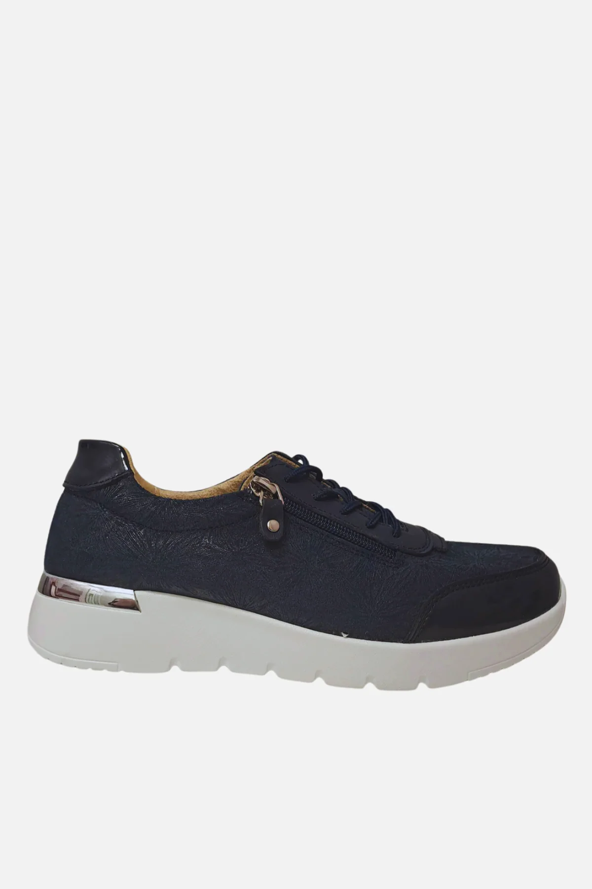 REDZ Women's Side Zip Trainer - Navy