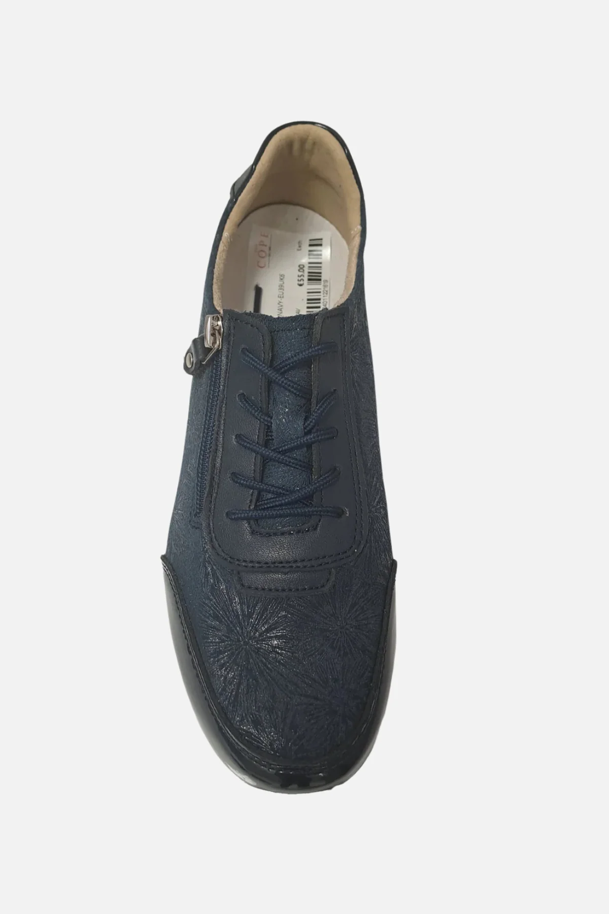 REDZ Women's Side Zip Trainer - Navy - Image 3