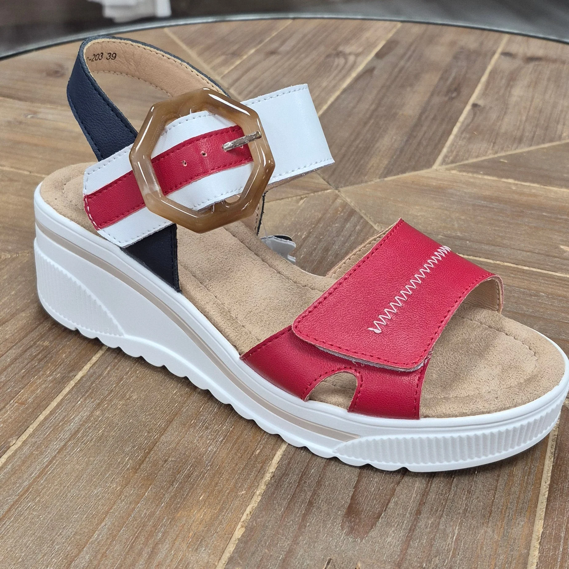 REDZ Wedge Sandal - Marine - Image 3