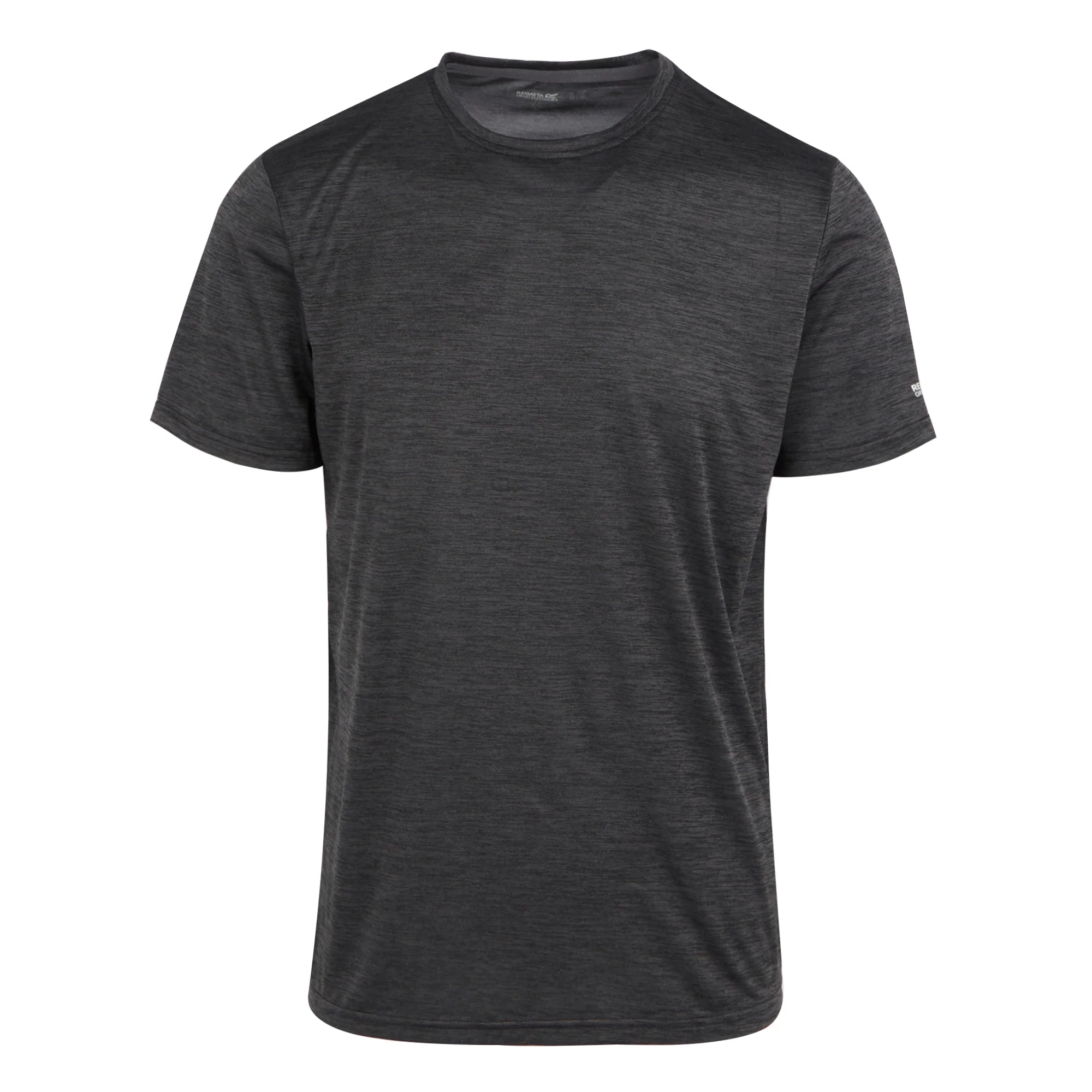 REGATTA Men's Fingal Edition Marl T-Shirt - Ash Black - Image 4