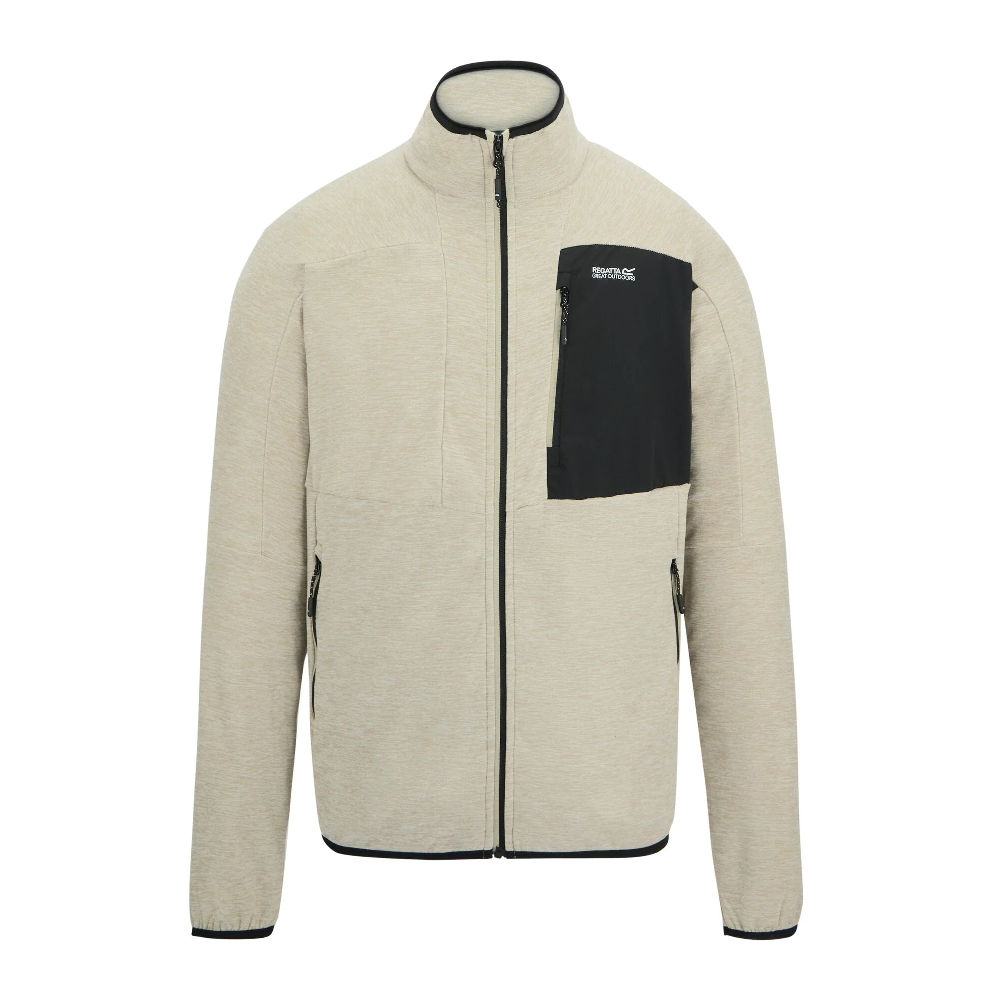 REGATTA Men's Scaris Full Zip Fleece - Stone - Image 5