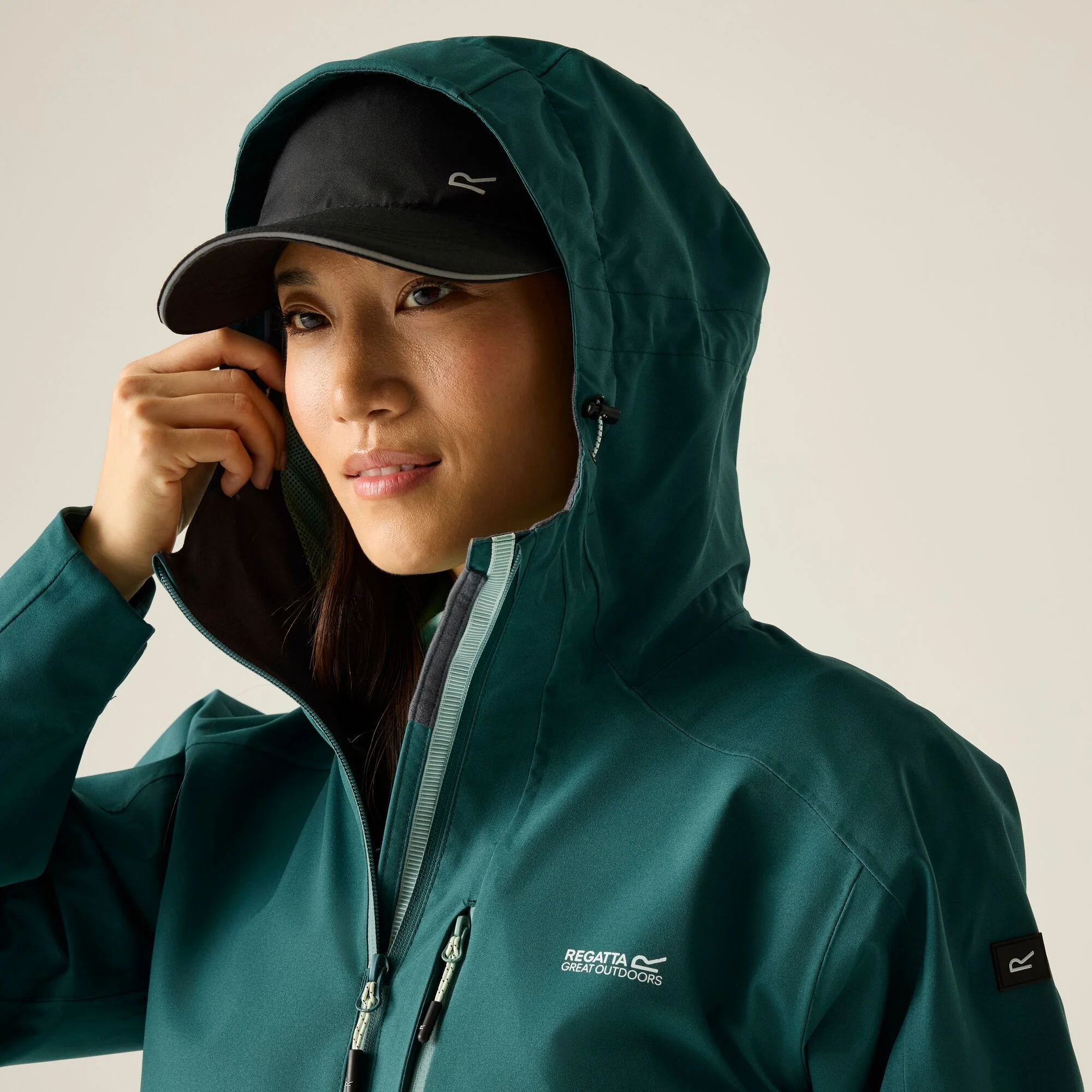 REGATTA Women's Birchdale II Waterproof Jacket - Teal - Image 8