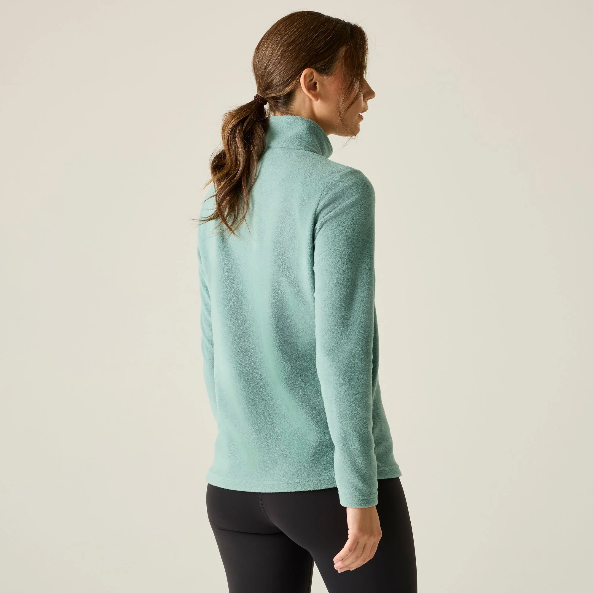 REGATTA Women's Sweethart Lightweight Half-Zip Fleece - Ivy Moss - Image 3