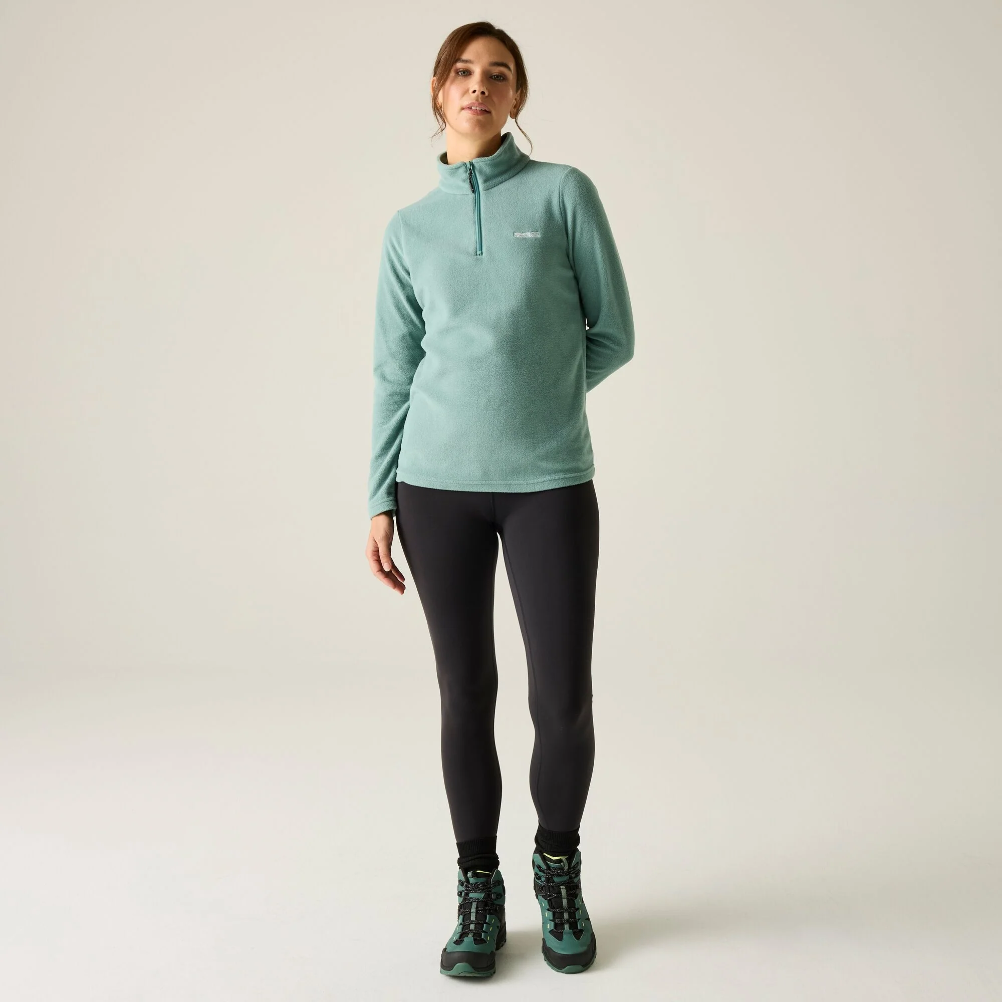 REGATTA Women's Sweethart Lightweight Half-Zip Fleece - Ivy Moss - Image 4